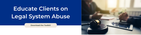Legal System Abuse Banner Ad